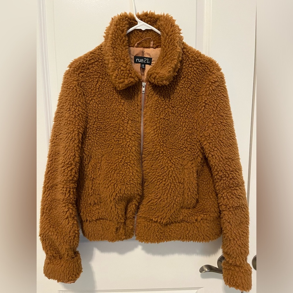 Rue 21 Teddy Bomber Jacket